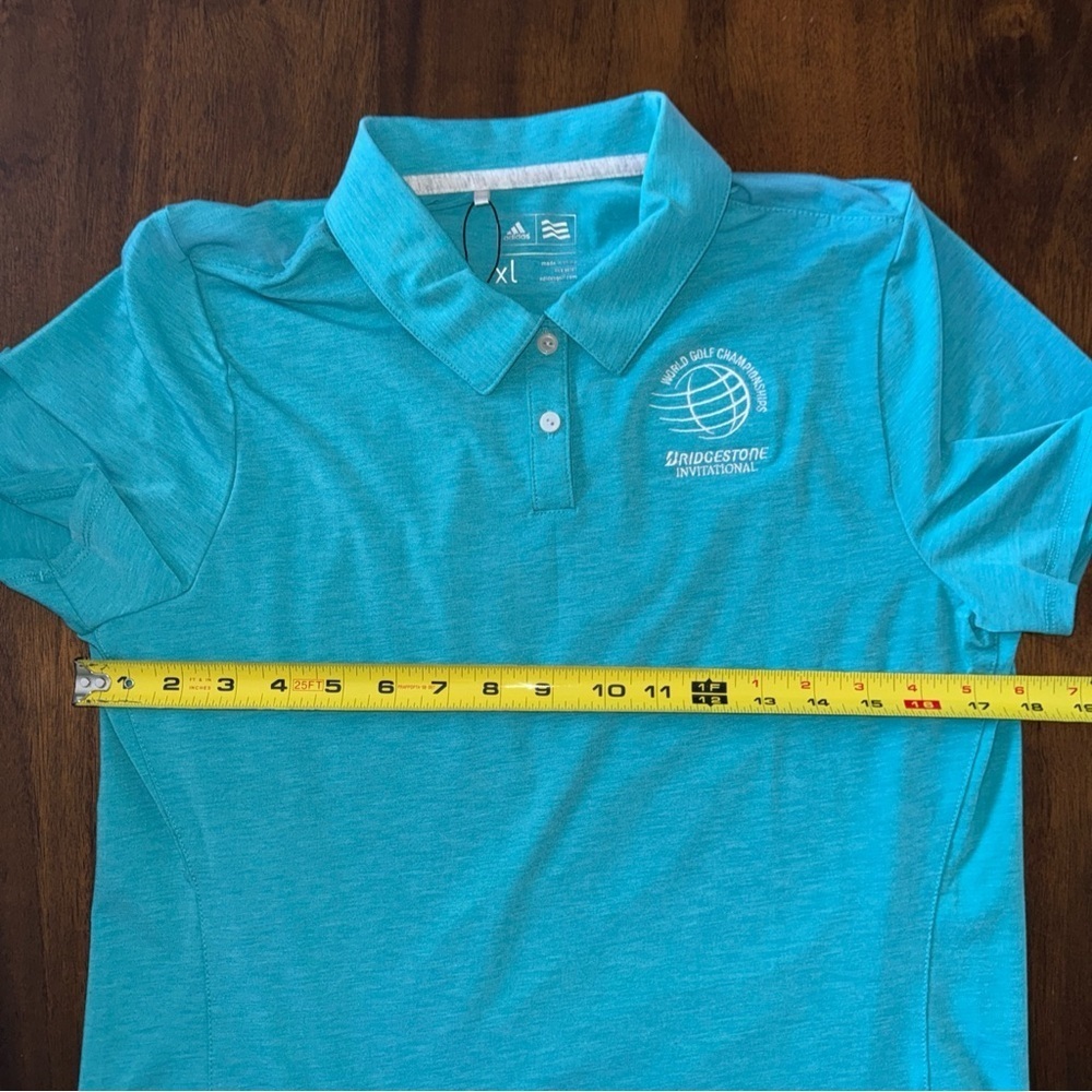Adidas womens s/s World Golf Championship Firestone CC Polo Shirt XL Perf New - Picture 8 of 9